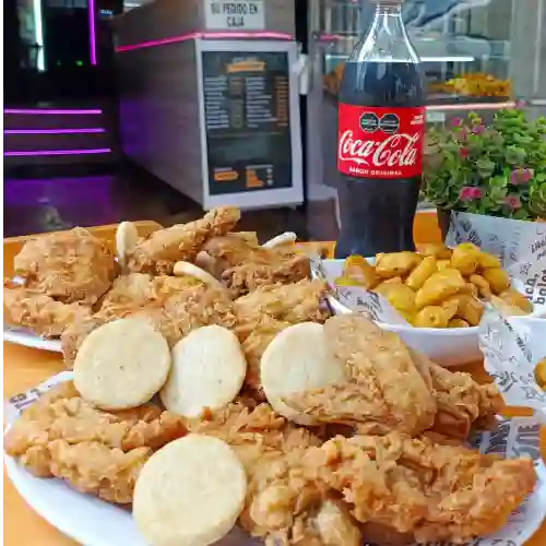 Pollo Broaster Entero Mas Cocacola