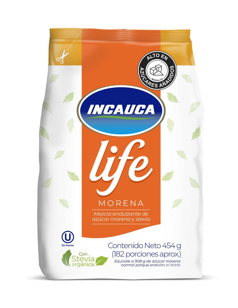 Incauca Azúcar Morena con Stevia Life 454 g