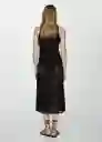 Vestido Ama Negro Talla M Mujer Mango