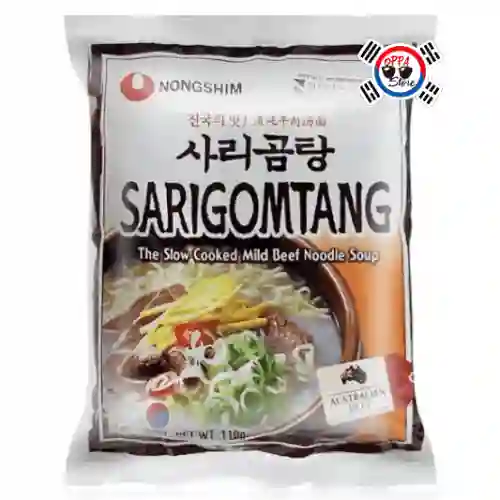 Ramen sarigomtang de res, ajo y jengibre