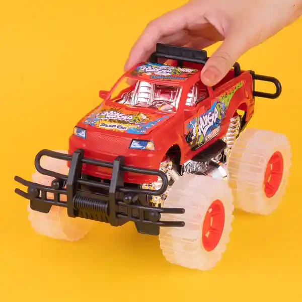 Juguete Carro Todoterreno de Tracción Rojo Miniso