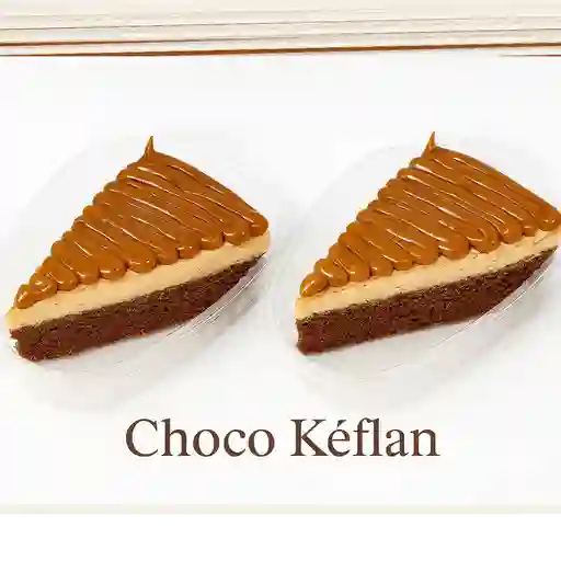 Dos porciones de choco keflan