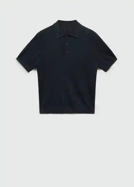 Camiseta Polo Laforja Navy Talla XL Hombre Mango