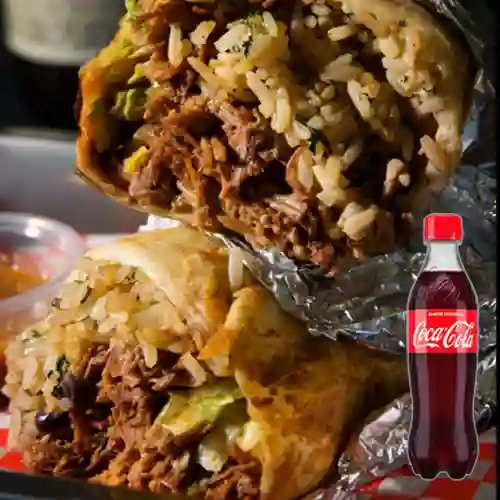 Combo Burrito Bahia + Coca-Cola Sabor Original 400 ml