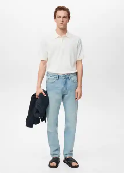 Jean Bob Tejano Claro Talla 44 Hombre Mango