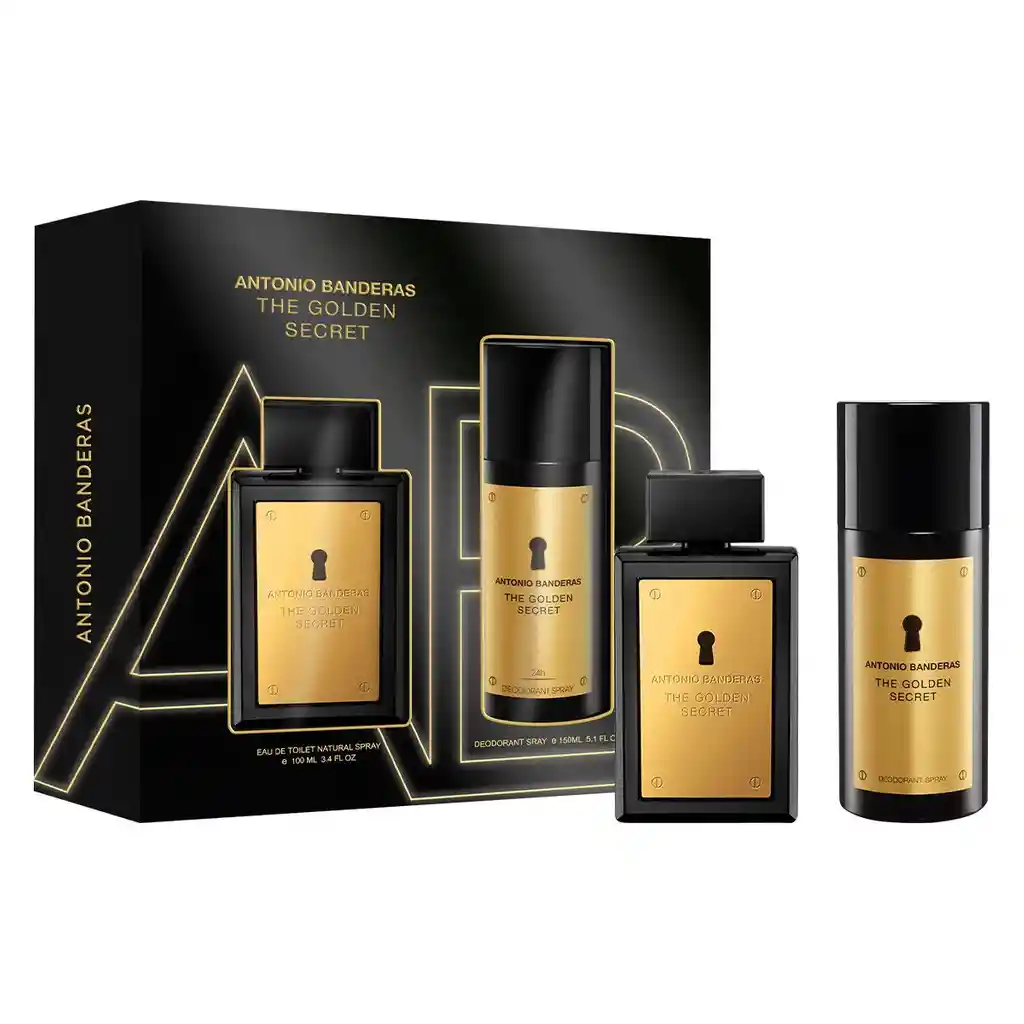 Antonio Banderas Set Perfume The Golden Secret + Desodorante