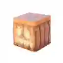 Caja de Almacenamiento Calabaza Serie Minecraft Amarilla Miniso