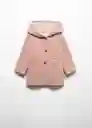 Abrigo Sandrab Rosa Talla 71 Niñas Mango
