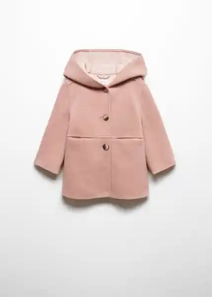 Abrigo Sandrab Rosa Talla 71 Niñas Mango