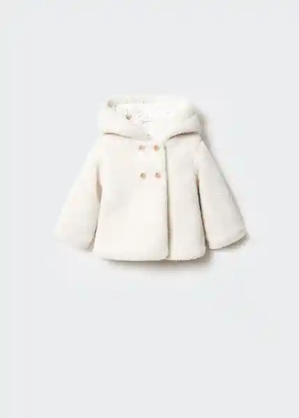 Abrigo Sheep Off White Talla 63 Niños Mango