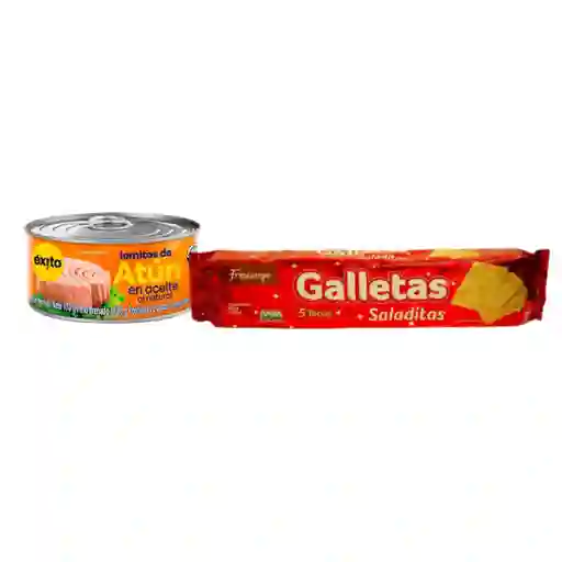 Combo Galletas Salada + Atun Lomo Aceite