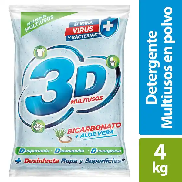 3D Detergente Polvo Multiusos Profesional