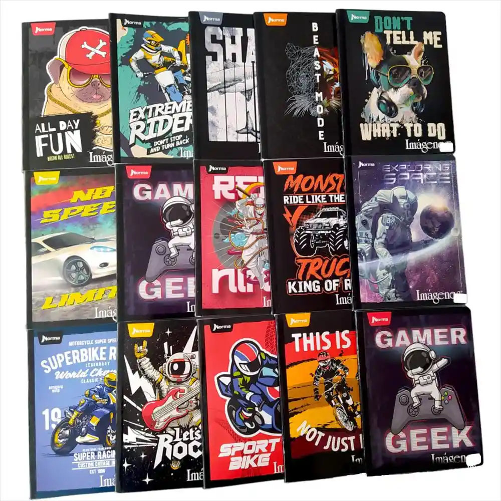 Cuaderno Cuadriculado Cosido Norma