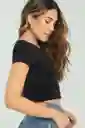 Top Makeno Color Negro Talla M Ragged