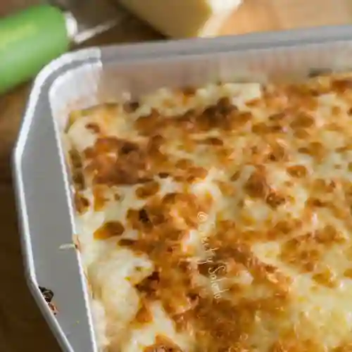 Lasagna pollo + soda hatsu