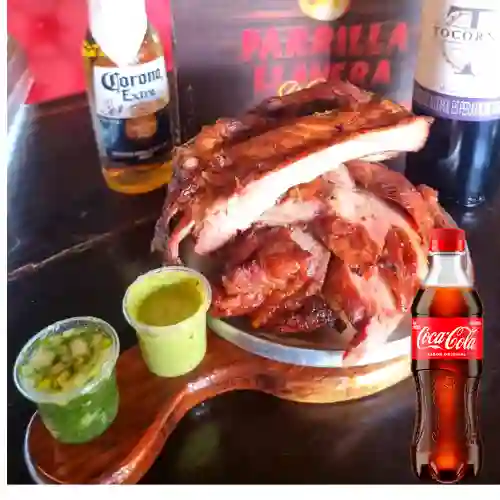 Carne Llanera Súper Mixta Personal +CocaCola Org 400ml