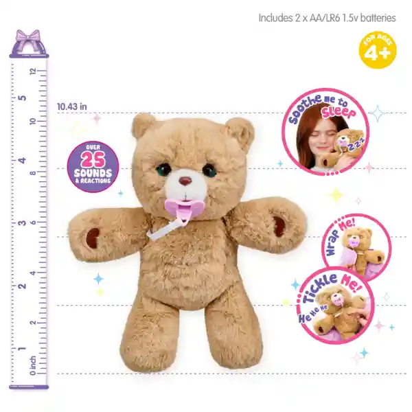 Cozy Dozys Peluche Oso Little Live Pets