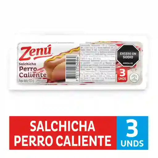 Zenú Salchicha Perro Caliente