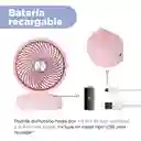 Ventilador de Escritorio Rosa Serie Miniso