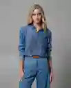 Camisa Mujer Azul Talla M 213G010_AZU174021 Rifle