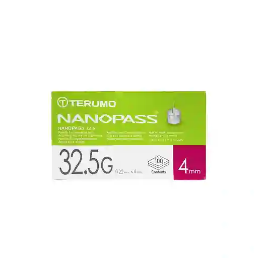 Nanopass Agujas Pen Insulina (32.5 g)