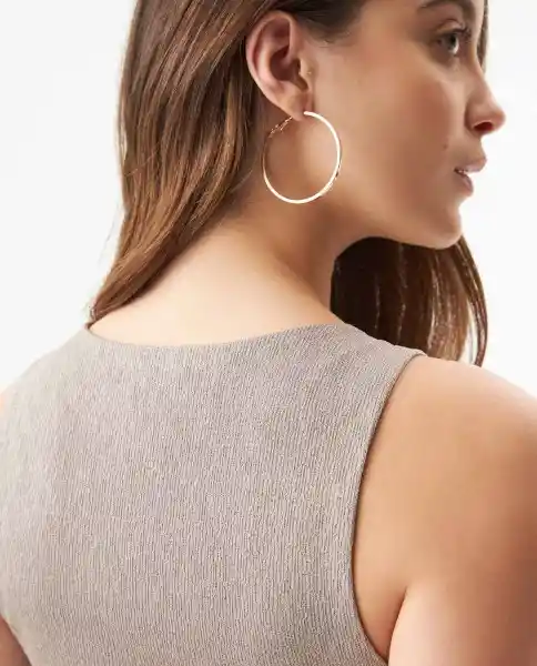 Camiseta Top Sleeveless Gris Industrial Medio Talla XS Chevignon