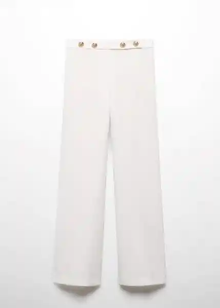 Pantalón Gt3-A Blanco Talla XL Mujer Mango