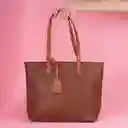 Bolso Clásico Tipo Piel Texturizado Café Miniso