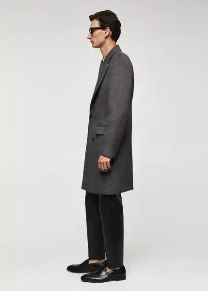 Abrigo Gala Gris Talla M Hombre Mango