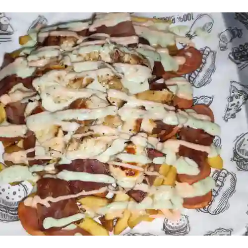 Salchipapas Especial