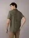 Camiseta Polo Hombre Verde Talla: MEDIUM 4183300 American Eagle