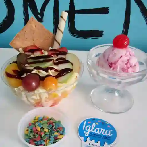 Ensalada Junior 12 oz con Helado