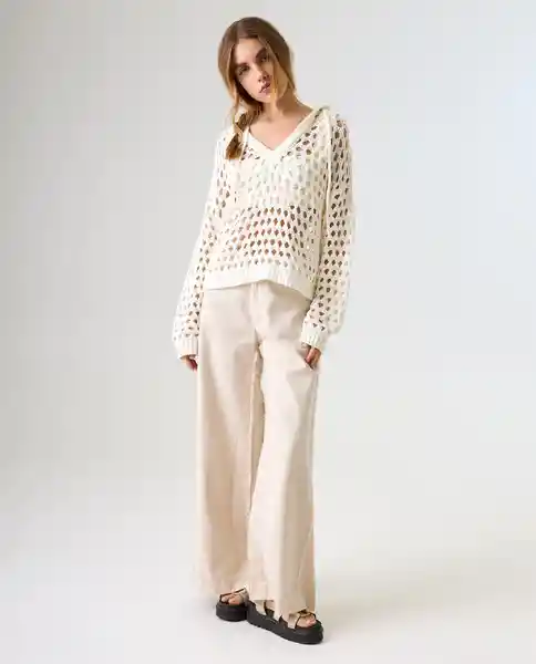 Pantalón Mujer Amarillo Talla 8 632G003_AMA120704