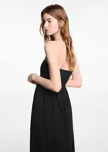 Vestido Verano Negro Talla 18 Niñas Mango