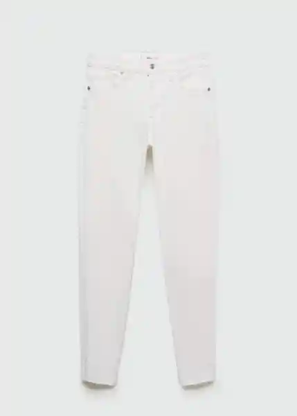 Jean Isa Blanco Talla 46 Mujer Mango