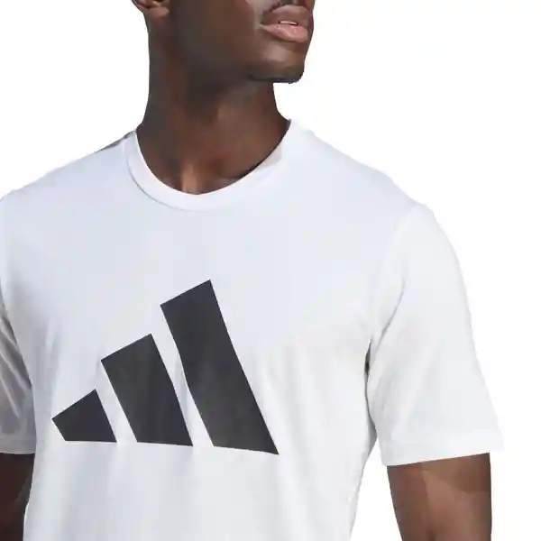 Adidas Camiseta Tr-es Fr Logo Para Hombre Blanco Talla M