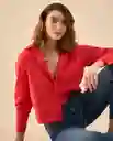 Camisa Hibisco Rojo Medio Talla M 412G016 Esprit