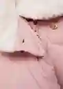 Abrigo Anorak Joyce Rosa Pastel Talla 71 Niñas Mango