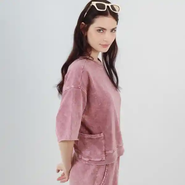 Chaqueta Cuello Redondo Manga 3 Cuartos M Fuera de Serie