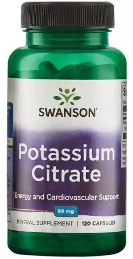 SWANSON Citrato de Potasio (99 mg)