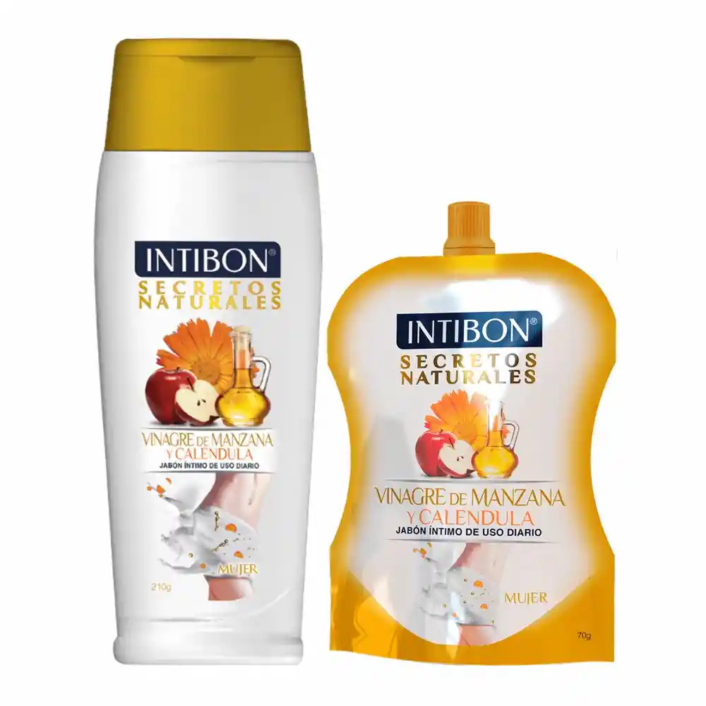 Intibon Jabón Íntimo con Vinagre de Manzana y Caléndula