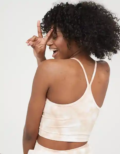 Top Deportivo Aerie Beige Talla Small American Eagle 26961011