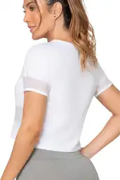 Camiseta Deportiva Para Mujer S-blanco