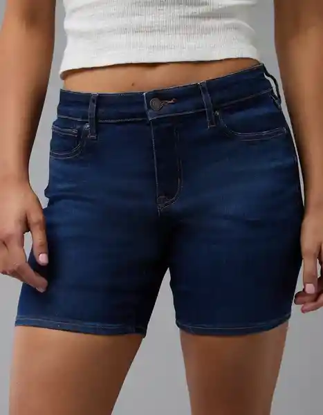 Short Mujer Azul Talla 6 8168738 American Eagle