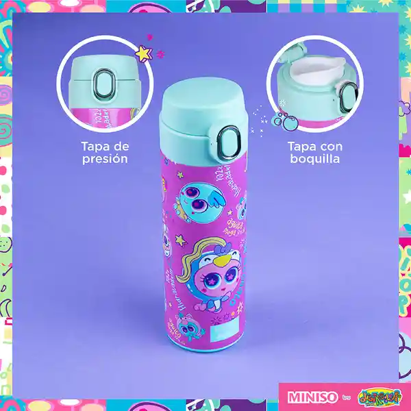 Botella Térmica de la Serie Distroller Rosa 420 mL Miniso