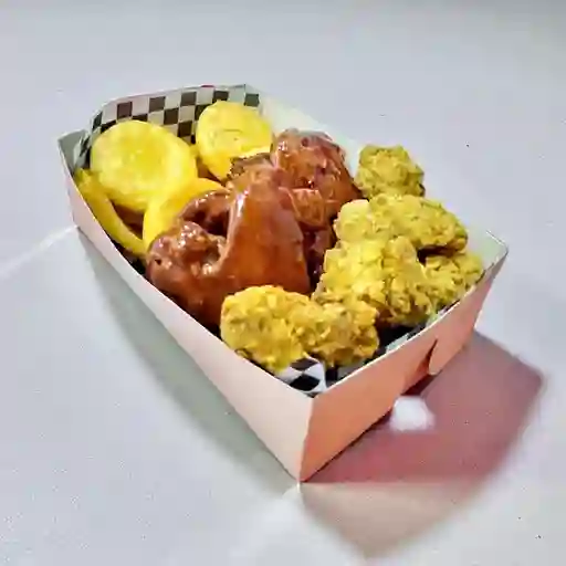 Crispetas de Pollo + Alas Crispy Big