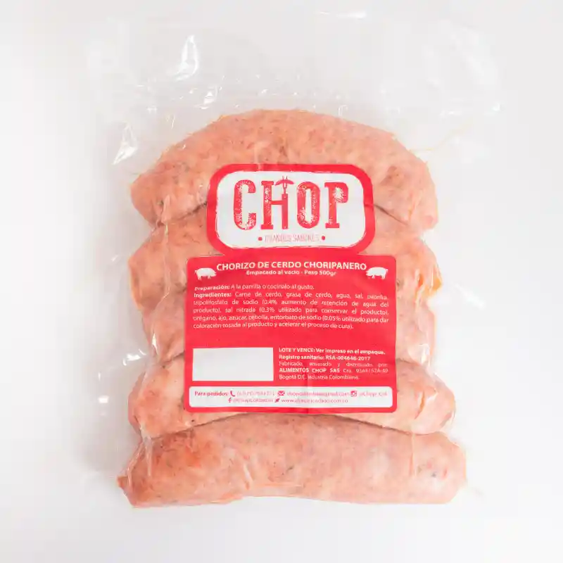 Chorizo De Cerdo Choripanero