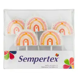 Velas Cera Arcoiris Sempertex 7703340384535