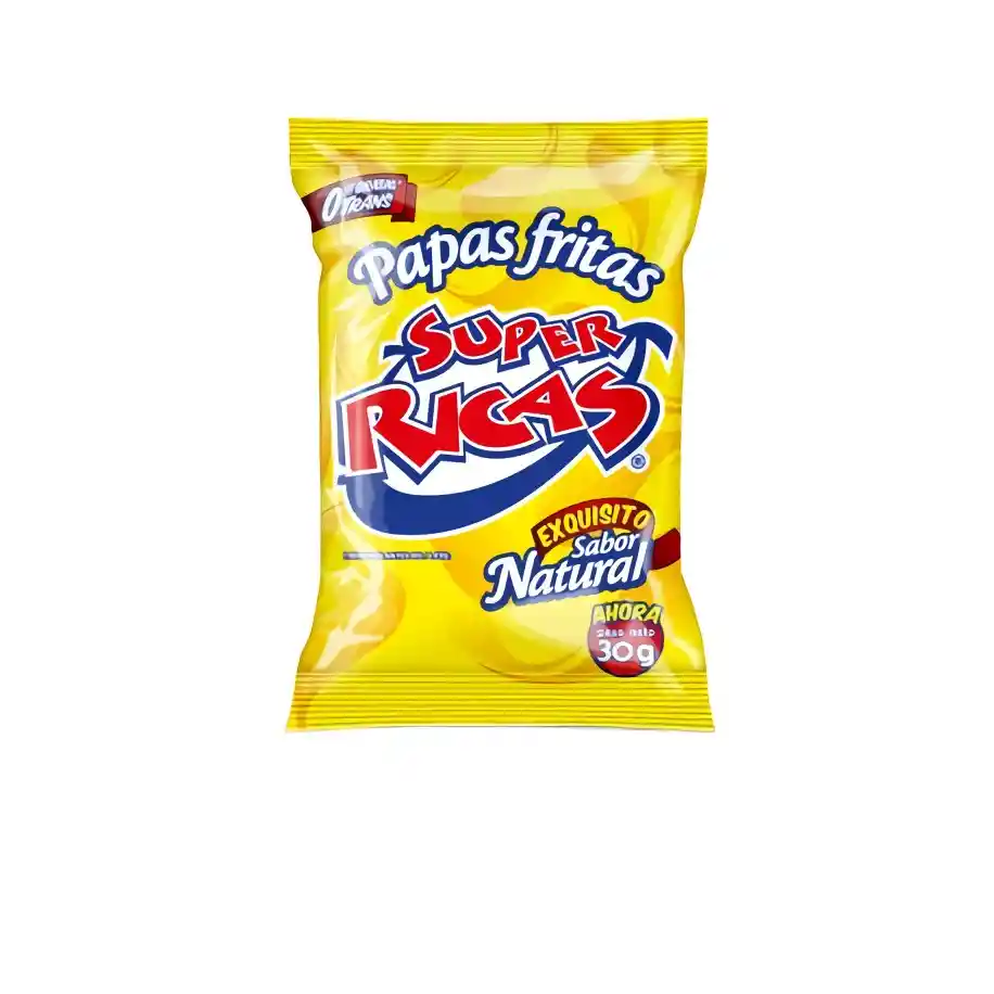 Super Ricas Papa Fritas Sabor Natural