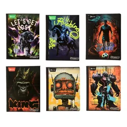 Cuaderno Norma 100 Hojas Linea Corrient Masc Surtido